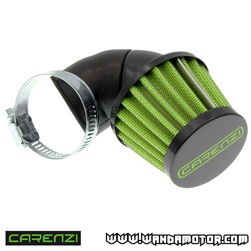 Air filter Carenzi Powerfilter 28/35mm 45° M